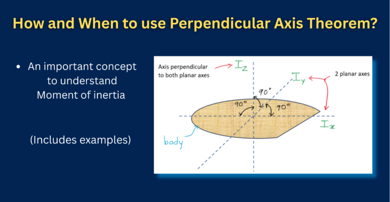 Perpendicular Axis Theorem + Mixed Problem